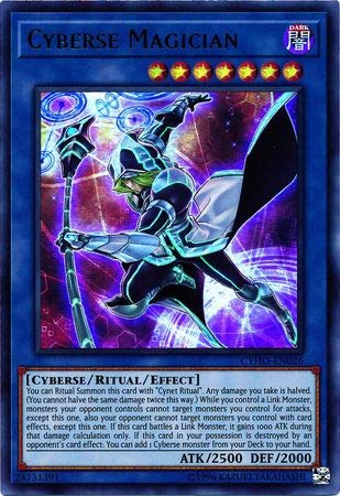 Yu-Gi-Oh! - Cyberse Magician - CYHO-EN026 - Ultra Rare - Unlimited Edition - Cybernetic Horizon