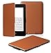 OMOTON Kindle Paperwhite Case Cover - The Thinnest Lightest PU Leather Smart Cover Kindle Paperwhite fits All Paperwhite Generations Prior to 2018 (Will not fit All New Paperwhite 10th Gen), Brown