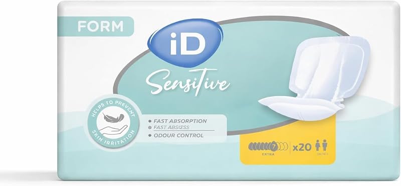 iD Expert Form Disposable Pads Extra Absorbency 21 Pads Unisex