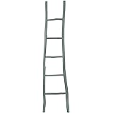 Creative Co-Op Decorative Wood Ladder Misc Furniture, Grey