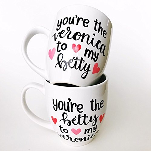 Riverdale Mug Set Two 15 Oz Veronica Lodge And Betty Cooper Mugs By Maxandmitchco Buy Online In Dominica At Dominica Desertcart Com Productid