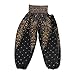 CHRLEISURE Elephant Hippie Harem Pants for Women - Boho Gypsy Beach Palazzo Indian Pants