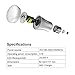 Foreet Smart Light Bulb,Works with Alexa,WiFi Light Bulbs,Multicolored LED Bulbs,LED Light Bulbs Dimmable,Smartphone Controlled Daylight & Night Light,Home Lighting