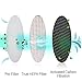 CISNO 2 Packs Air Purifier Replacement Filters (KJ65F-A1), High Efficiency 3-in-1 True HEPA and Activated Carbon Set Air Cleaning System (Fits TCL KJ65F-A2 Purifier)