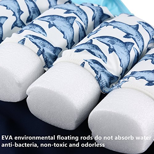 Wowelife Baby Float Suit with Arm Bands Toddler Floating Swimsuit with 8 Removable Buoyancy Sticks for Boys and Girls, 1-4 Years - Thumbnail 4