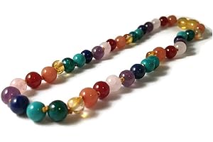 Baltic Essentials Polished Honey Rainbow Necklace