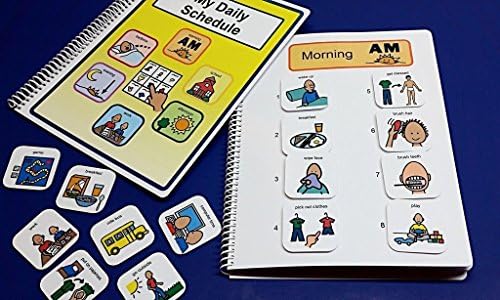 My Daily Schedule - Autism Daily Picture Schedule Book - 80 Picture PECS