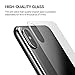 iPhone X Screen Protector, KuGi [ Front & Back Glass film suit ] Ultra-thin Toughened 9H Hardness HD Clear & Premium Full coverage Tempered Glass Screen protector for iphone x edition. (Transparent)