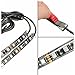 Audew Motorcycle ATV 8 Strips RGB LED Light Kit Remote Controller Multi-Color Neon Lights Glow for BMW Honda Kawasaki Suzuki Ducati KTM Harley