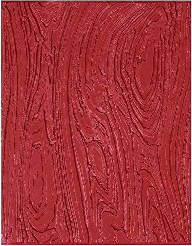 Mayco Colors 1464332 Woodgrain Designer-Texture Mat, Rubber, 7" x 9" Size