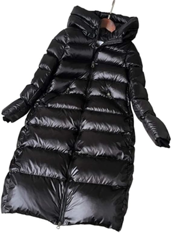 Amazon ダウンコート コート レディース 秋冬コート フォックス ロングコート フェイクファー 上着 暖かい 防寒 お洒落 レディース 中綿 コート ブラック 代 30代 40代 50代 コート ジャケット 通販