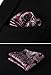 HISDERN 6 Piece Assorted Printing patterns Men's Pocket Square Handkerchief Wedding Gift