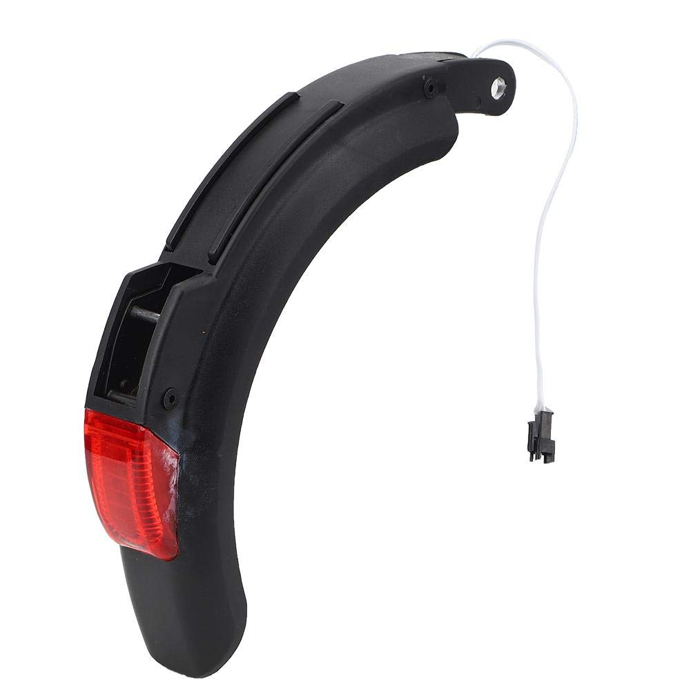 VGEBY 8 Inch Durable Plastic Electric Scooter Rear Mud Mudguard with Tail Light