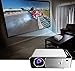 Video Projector, HYSWOW Full HD Video Projector Support 1080P Home Theater & Movie Projector Office Business PowerPoint Presentations, Compatible Laptop, Smartphone, Fire TV Stick, PS4, HDMI, USBthumb 1
