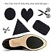 Sole Protectors Adhesive Anti-Slip Stick Non Skid Shoe Bottom Pads Rubber Replacement Upgraded - 5 Pairs