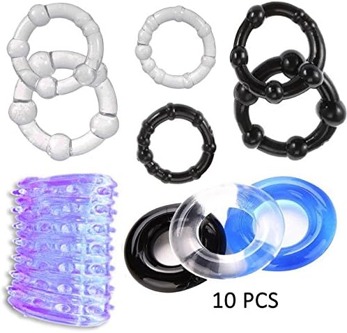 C Ring Quality Silicone: Different Kinds Of C-ock Ring Massage 10PCS