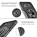 Dairnim Galaxy S8 Plus Case, Dual Layers Shockproof Impact Protection 360 Degree Rotating Ring PC and TPU Support Magnetic Car Mount Holder Case for Samsung Galaxy S8 Plus 6.2 inch, Black