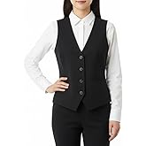 HDZIYU Women's Plus Size Elegant Sleeveless Vest - Solid Color V-Neck Tank Top