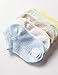BabaMate Toddler Baby Boys Girls Thin Mesh Breathable Ankle Socks No Show Socks for Summer, 1-2T, 5 Pairs