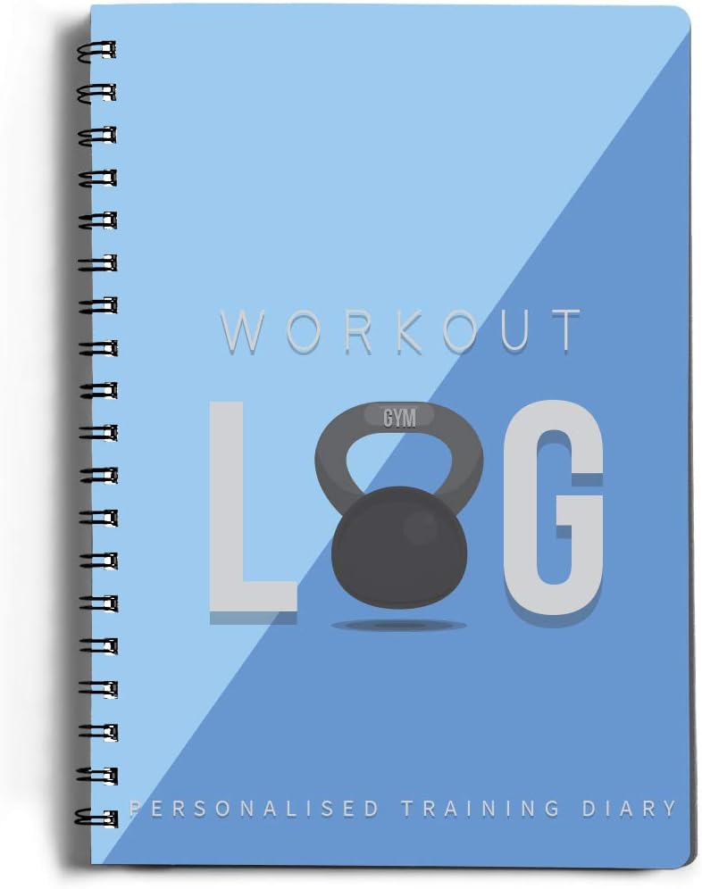 Workout Log Gym - 6 x 8 Inches - Gym, Fitness, and Training Diary - Set Goals, Track 100 Workouts and Record Progress - AVO Green : Sports & Outdoors