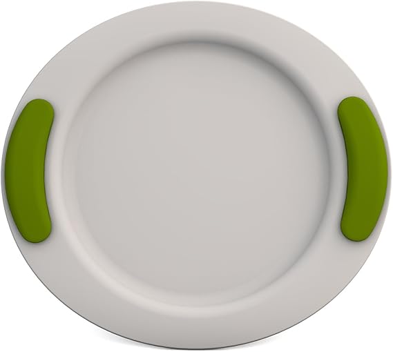 Ornamin Melamin Teller 22cm Tief - Grün & Bruchfest - Perfekt Für Camping, Grillen & Pflegeeinrichtungen