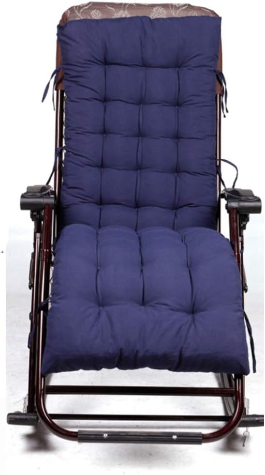 LE Autumn and winter recliner cushion Thicken Lengthen Folding chair cushion Rattan chair rocking chair cushion Universal cotton pad Cushion,G