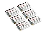 Tenergy 5 pcs of 3.7V 700mAh LiPO Battery (Compatible with Syma X5, X5C, X5SC, X5SW and Cheerson CX-30W)