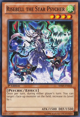 Yu-Gi-Oh! - Risebell the Star Psycher (SHSP-EN044) - Shadow Specters - 1st Edition - Common