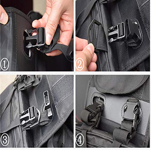 image for Takuey Waterproof Motorcycle Saddle Bag Seat Side Bag 600D Oxford Carb