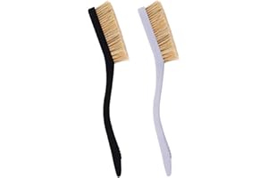 TWO STONES Climbing & Bouldering Brush with Natural Firm Boar's Hair Bristles and Durable Handle, Climbing Chalk Brush Design