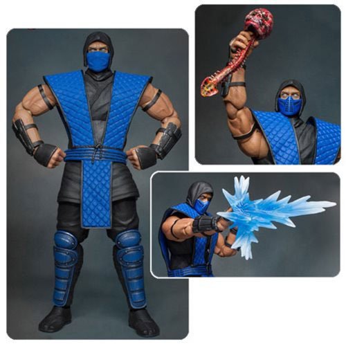 Reptile Mk1 Costumes - Storm Collectibles Mortal Kombat VS Series Sub-Zero 1/12 Action