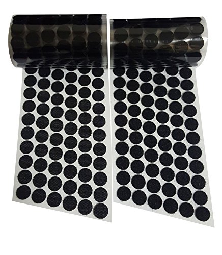 5/8" diameter 700 pcs(350 pairs) black round dot coin straps…