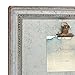 Stonebriar Rustic Galvanized Metal Magnetic Memo Board for Wall with Clip and Wire Basket
