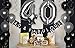 40 & Fabulous Birthday Party Pack - Black & Silver Happy Birthday Bunting, Balloon, and Swirls Pack- Birthday Decorations - 40th Birthday Party Supplies