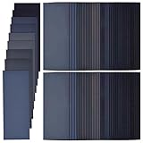 68 Pieces 60 to 3000 Grit Sandpaper Assortment, 9 x 3.6 Inch, Dry/ Wet, Sandpaper for Wood Turning Finishing, Furniture Finishing, Automotive Sanding