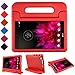 BMOUO Kids Case for LG G Pad X 8.0 - Carry Handle Child Stand Holder EVA Foam Shock Proof Case Cover for LG G Pad X 8.0 Inch V-520/V-521 Tablet (Red)