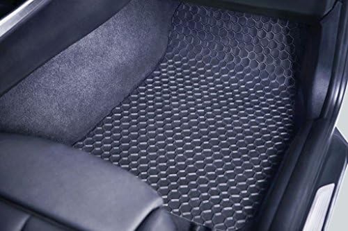 TOUGHPROFloor Mats Accessories Set (Front Row + 2nd Row) Compatible with Honda HRV All Weather Heavy Duty (Made in USA) Black Rubber 2016 2017 2018 2019 2020 2021 2022
