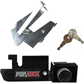 Pop &amp; Lock PL2300 Black Manual Tailgate Lock (Works only with Factory Steel Handle)
