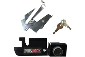Pop & Lock PL2300 Black Manual Tailgate Lock (Works only with Factory Steel Handle)