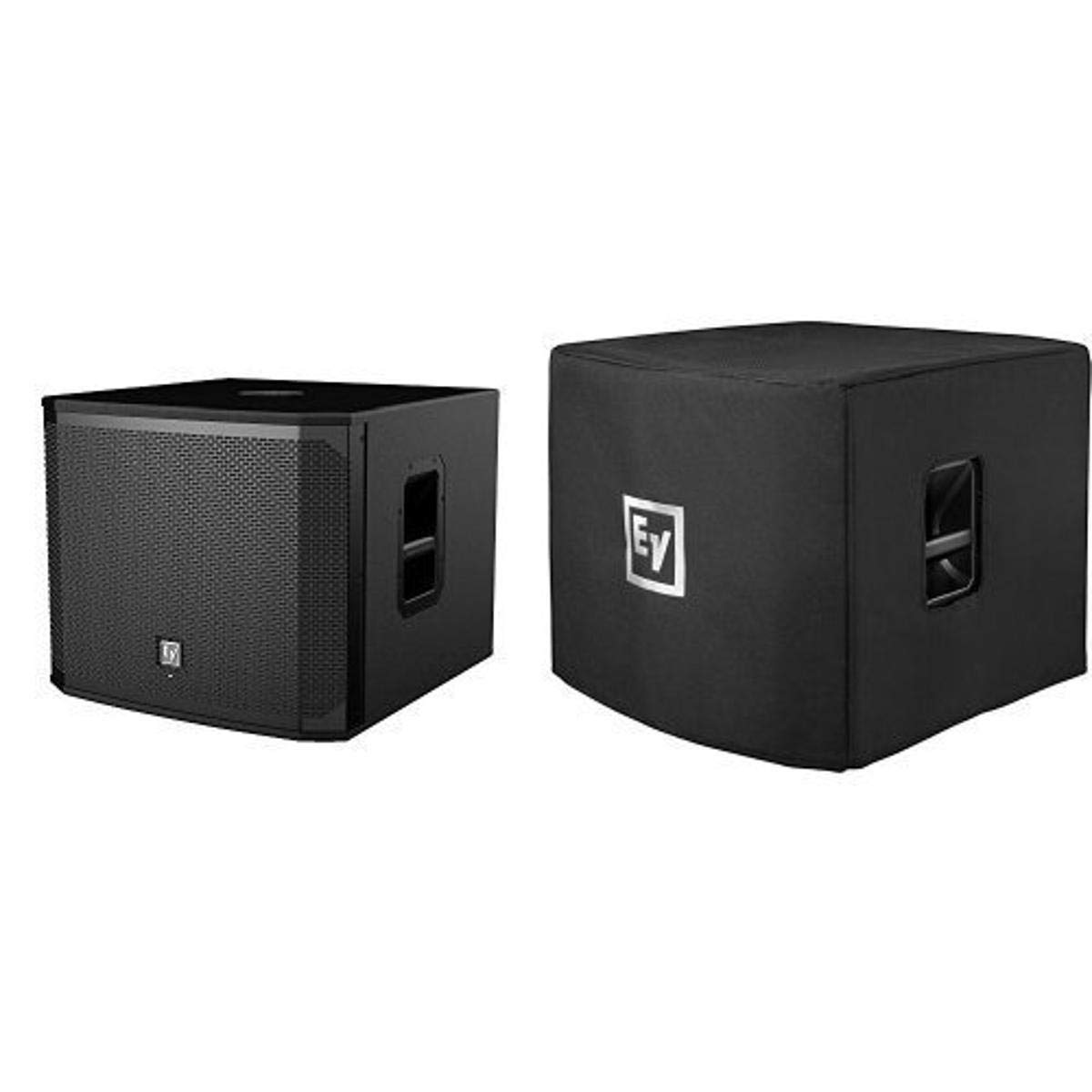 Electro-VoiceEKX15SPUS EKX-15SP 15" 1300 Watt Powered Subwoofer with Electro-Voice EKX-15S-CVR Padded Cover