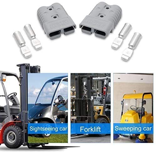 Maso 2X 175AMP 600V Connector Plug Cable Terminal Battery Power Connector Grey