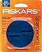 Fiskars Circle Twist Double Deluxe Pencil Sharpener For Kids 5+ - Crayon and Pencil Sharpener - Back to School Supplies - Color May Vary