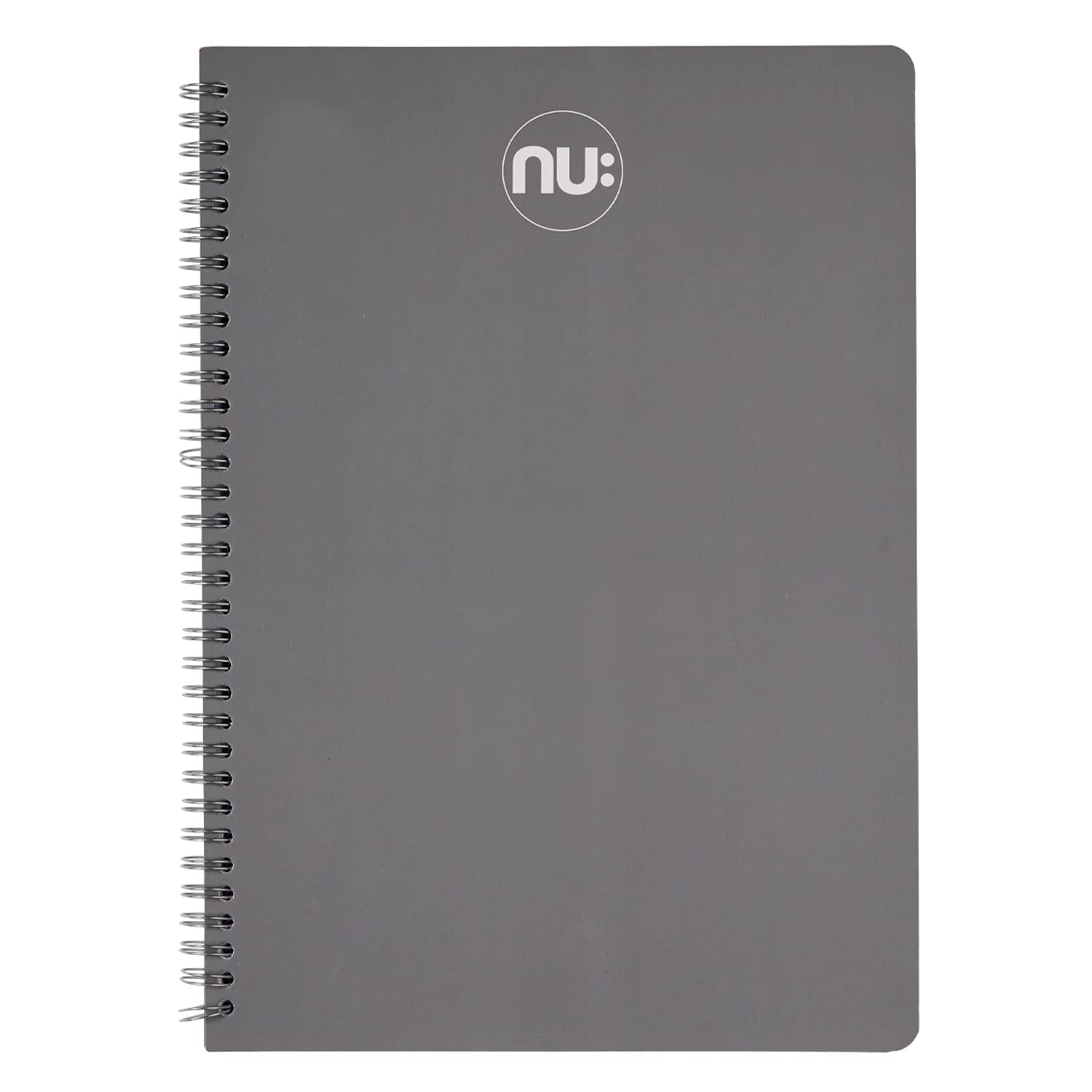 NU: Notebooks - Spectrum Autumnal Range - Grey Journal Notebook - Wirebound Notebook - A4 Notepad - 150 Pages