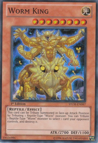 Yu-Gi-Oh! - Worm King (STOR-EN097) - Storm of Ragnarok - 1st Edition - Super Rare