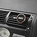 2 Pack Air Vent Cell Phone Holders Magnetic For Car Strong Magnetic Phone Car Mounts Vent Clips Gold Silver, Round Rotatable Universal Fit iPhone 5C 6 6S 7 Plus Samsung Galaxy S7 Edge HTC NEXUS
