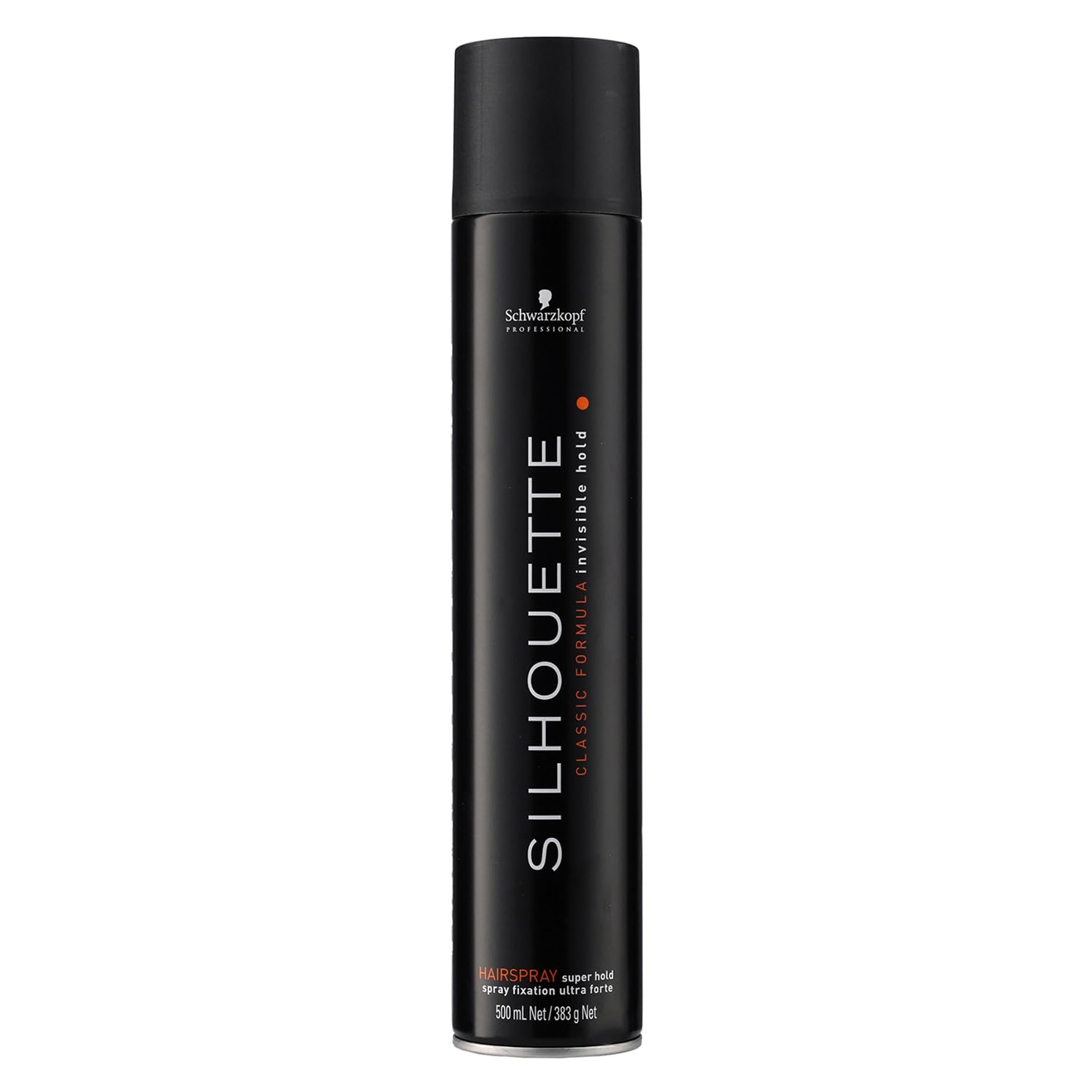 Schwarzkopf Professional Silhouette Super Hold Hairspray For Hair Styling Invisible Long Lasting Hold Micro Fine Film Formers Quick Drying Non Sticky Hairspray For Women Men 500 ml