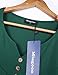 Miagooo A Line Tunic Top, Women's Fashion 2017 Long Sleeve Loose Fit Comfy Flattering Tunic(Green,Large)
