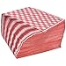 Gift Boutique 200 Pcs Red and White Gingham Party Supplies Set Paper Plate Napkin for Checkered Plaid Picnic BBQ Birthday Disposable Dinnerware Serve 50