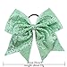 inSowni 12 Pack X-Large Big Glitter Sequin Cheer Bow Hair Ties Scrunchies Bands Ponytail Holders Elastics for Baby Toddlers Girls Women