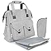 Backpack Diaper Bag - On the Go Baby Products - Trendy Multi-function Unisex Backpacks - Fashionable Modern Spacious Tote for Travel - Insulated Bottle Holder, Diaper Changing Pad, Stroller Straps Set